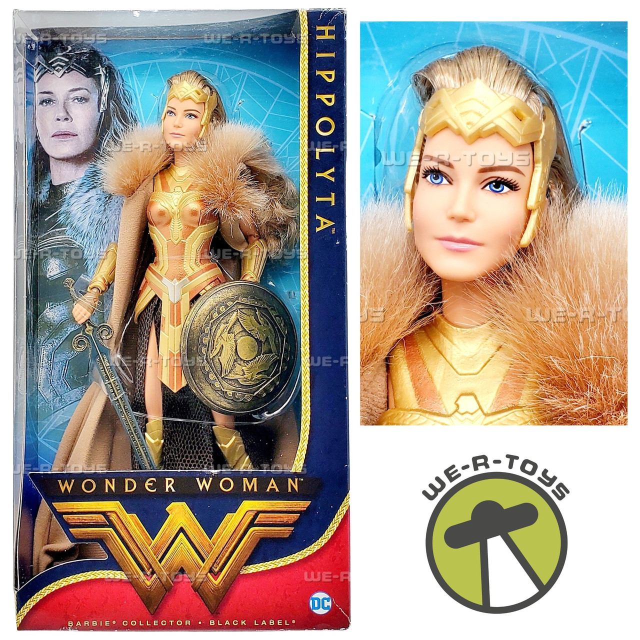 バービー　ブラックラベル　ワンダーウーマン　ヒッポリュテー Hippolyta DC Wonder Woman Black Label Barbie Doll 2016 Mattel