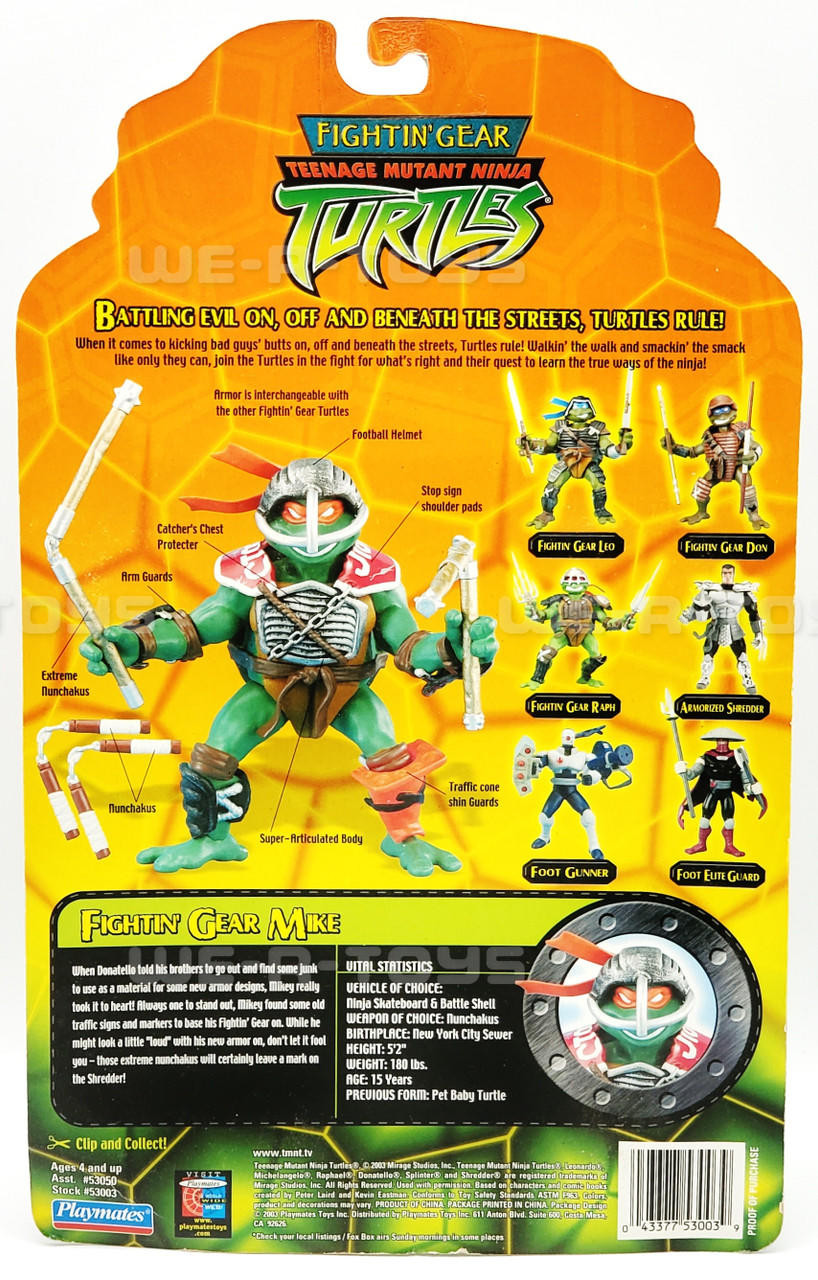 Teenage Mutant Ninja Turtles Fightin' Gear Mike Action Figures