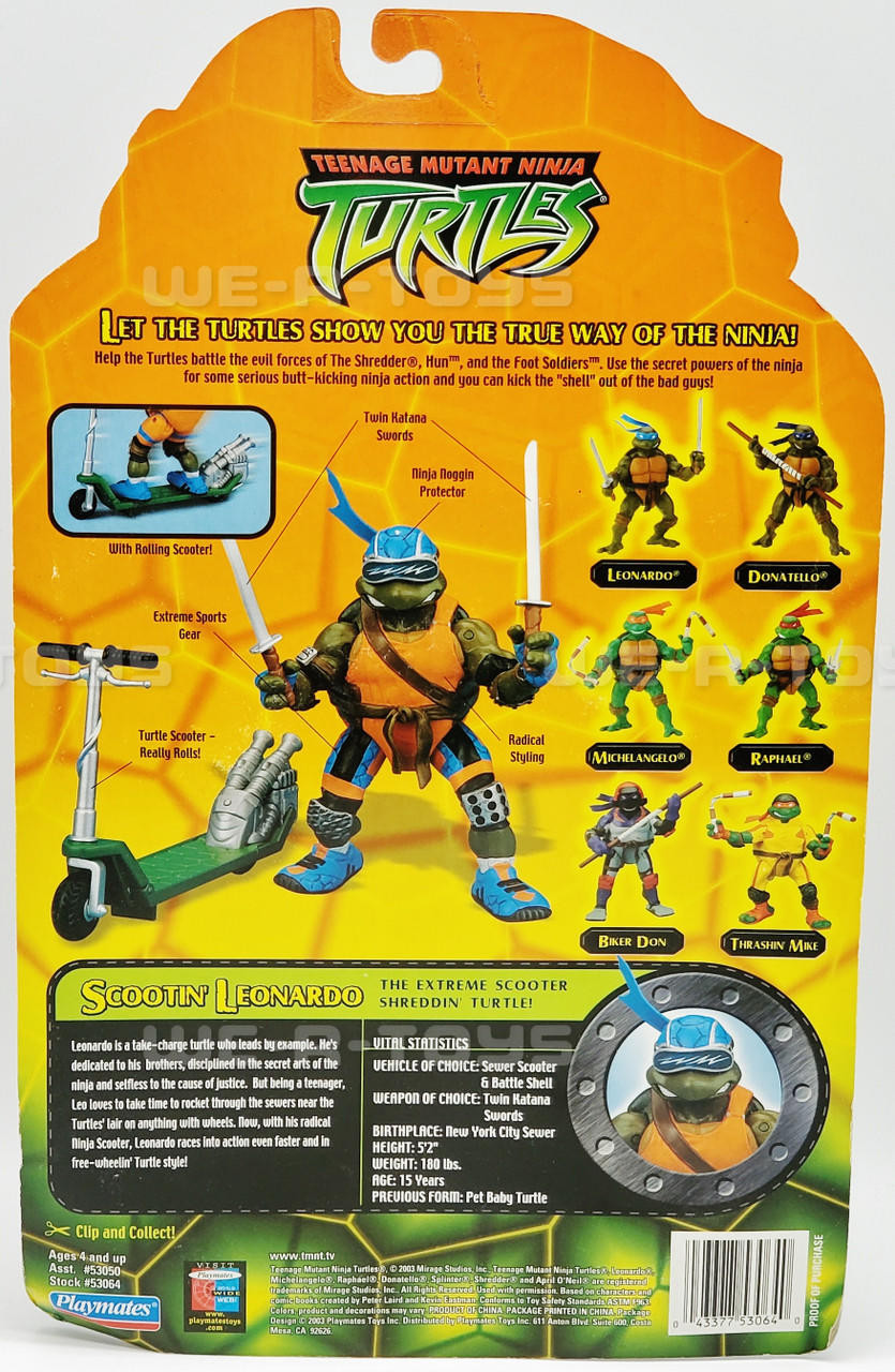 Scootin' Leo (2003 action figure), TMNTPedia