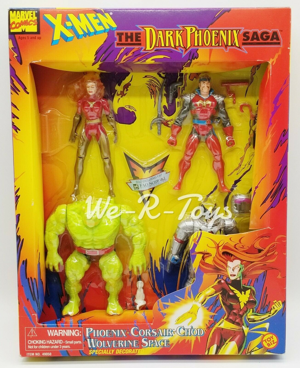 Marvel Comics X-Men Dark Phoenix Wolverine Space Action Figure Set