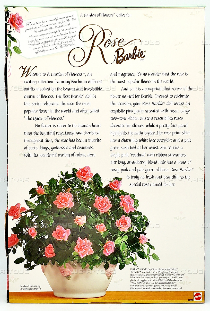 Rose Barbie Doll-A Garden of Flowers-1st in Series-Collector Edition NEW In Box Rose Barbie Doll-A Garden of Flowers-1st in Series-Collector Edition NEW In Box