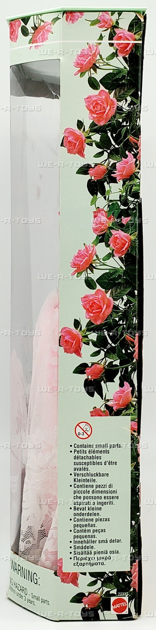 Rose Barbie Strawberry Blonde Doll A Garden of Flowers 1998 Mattel