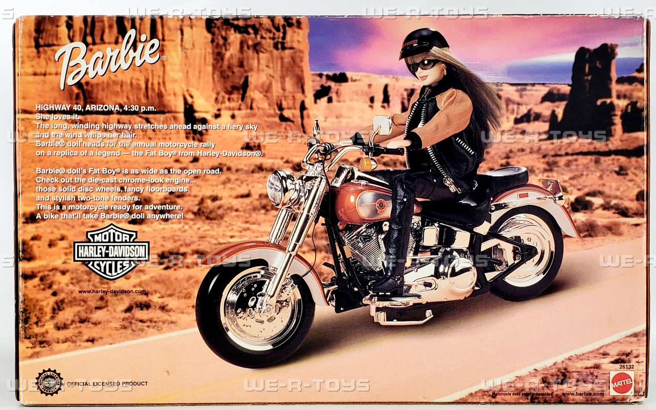 Harley Davidson Motorcycle for Barbie Doll 1999 Mattel 26132 - We