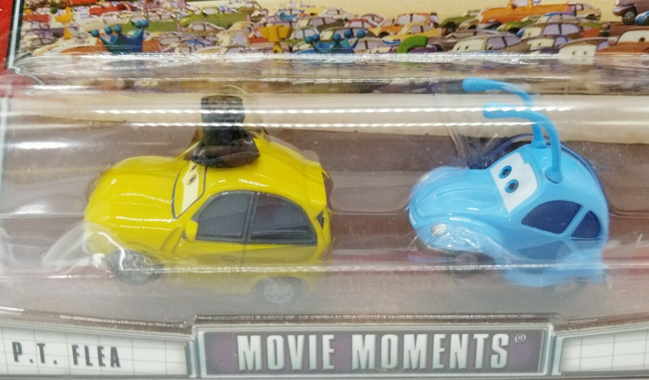 Disney Pixar Cars World of Cars P.T. Flea u0026 Flik Movie Moments Mattel L5016  NRFP