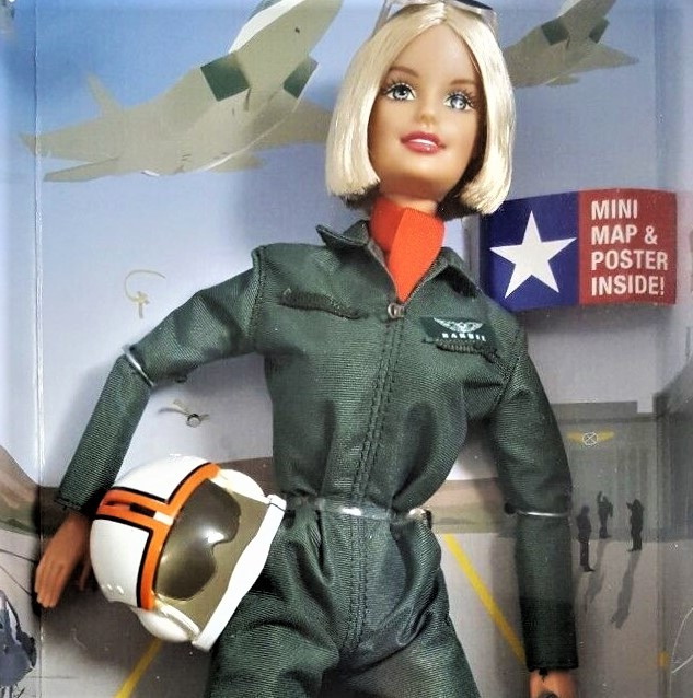 Aviator Barbie Doll with Bend and Move Body AAFES Special Edition