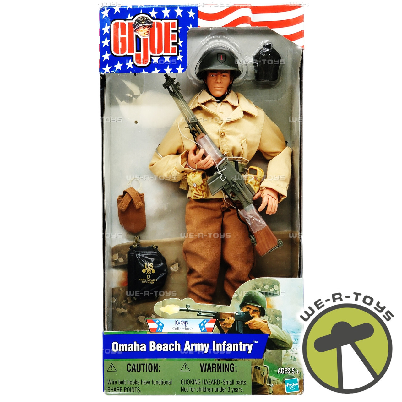 G.I. Joe D-Day Collection Omaha Beach Army Infantry Figure 1st