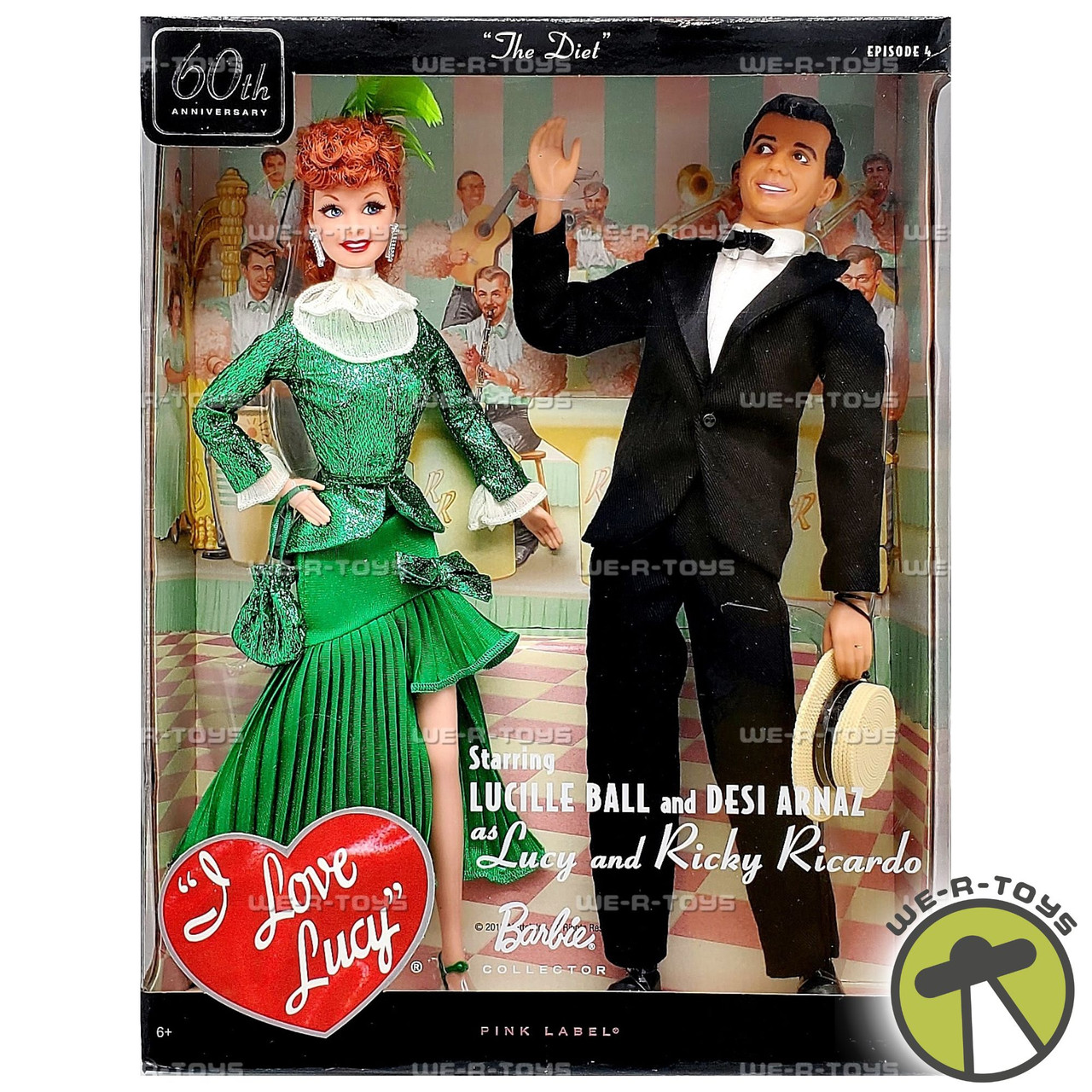 Barbie I Love Lucy Gift Set Lucy and Ricky in Episode 4 