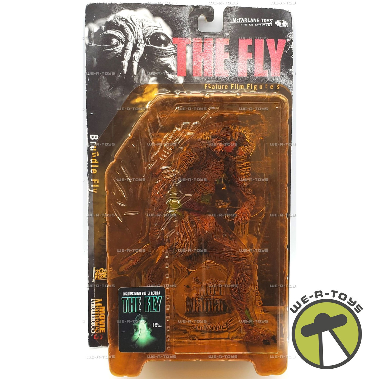 Movie Maniacs Series 3 The Fly Brundle Fly Action Figure 2000 