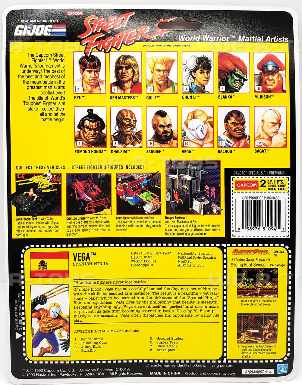 Street Fighter 2 Vega G.I. Joe for Sale in New York, NY - OfferUp