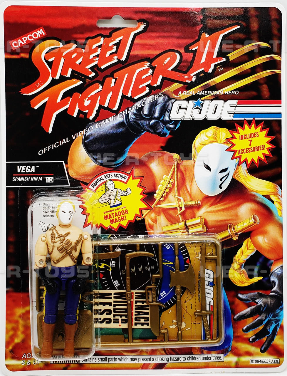 GI Joe Street Fighter II Vega Spanish Ninja Action Figure Hasbro