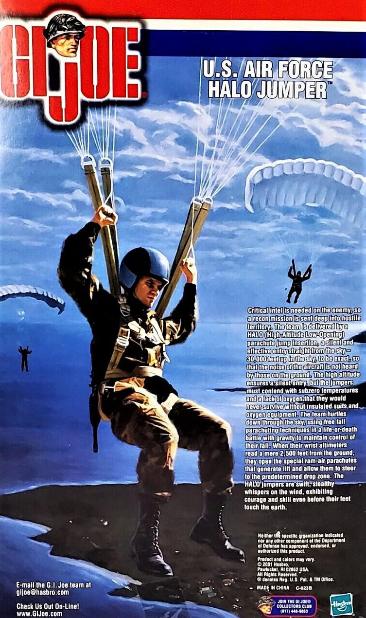 ミリタリー G.I. JOE U.S. AIR FORCE HALO JUMPER GI Joe U.S. Air Force HALO Jumper 12