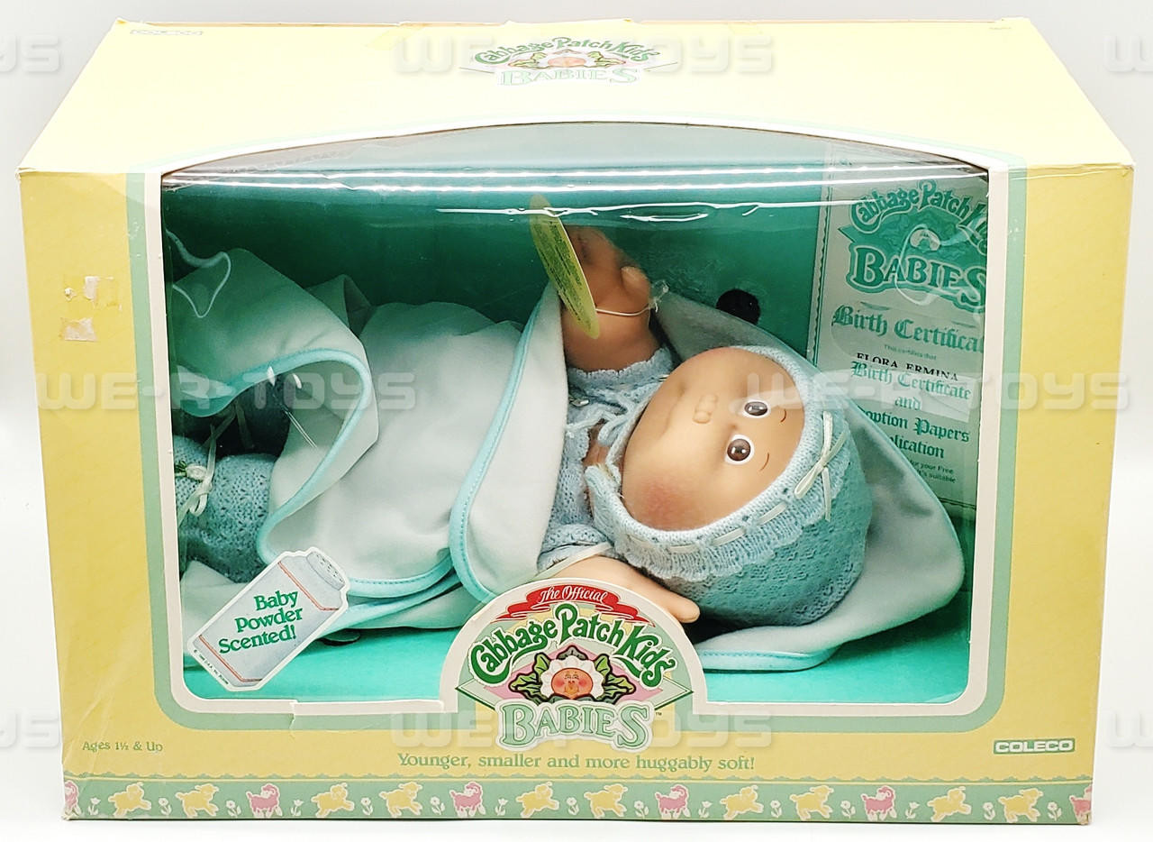 Cabbage Patch Kids Babies Vintage 1986 Baby Doll Brown Eyes Coleco