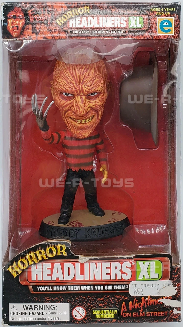 A Nightmare on Elm Street Horror Headliners XL Freddy Figure 