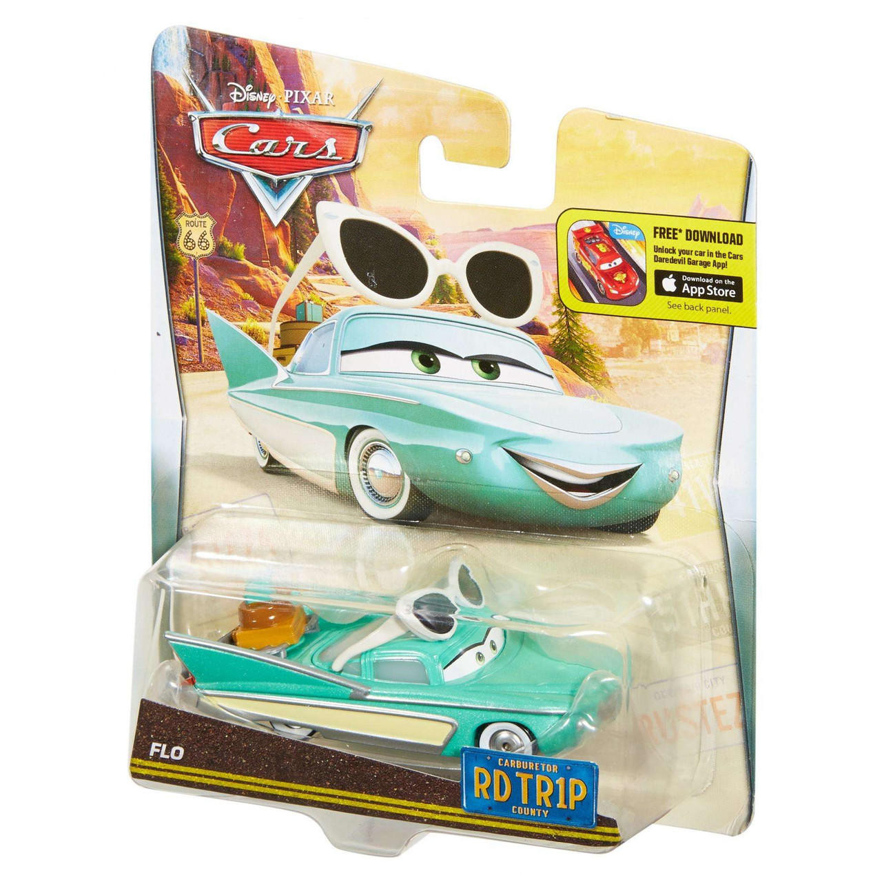 Disney Pixar CARS Carburetor RD TR1P County Flo Diecast Vehicle - We-R-Toys