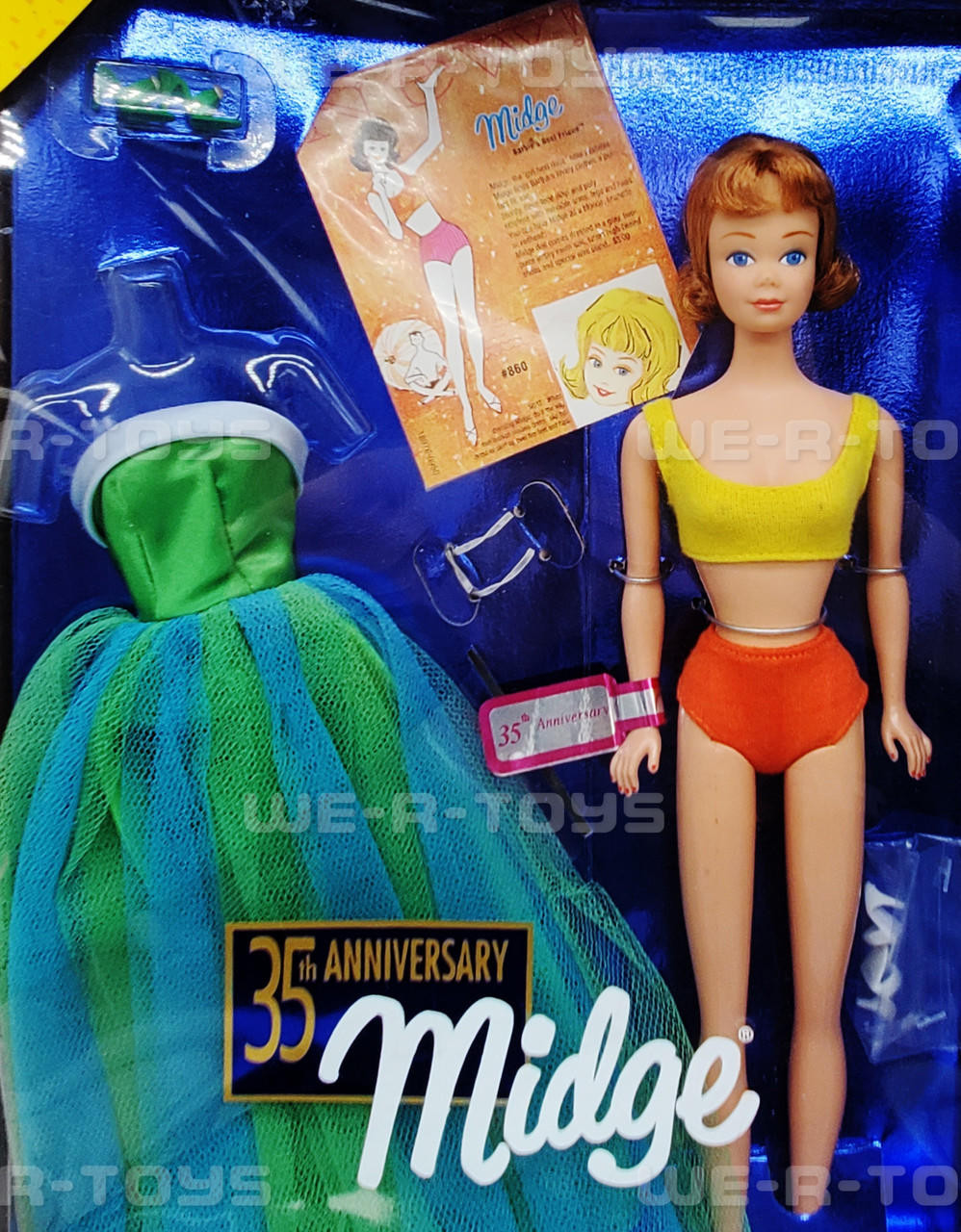 Barbie's Best Friend Midge Doll 35th Anniversary Senior Prom Mattel 1997  #18976