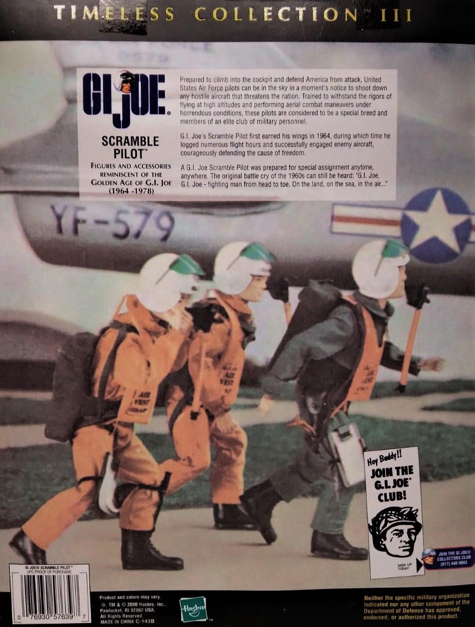 Action Figures GI Joe Scramble Pilot 2000 Hasbro GI Joe Scramble
