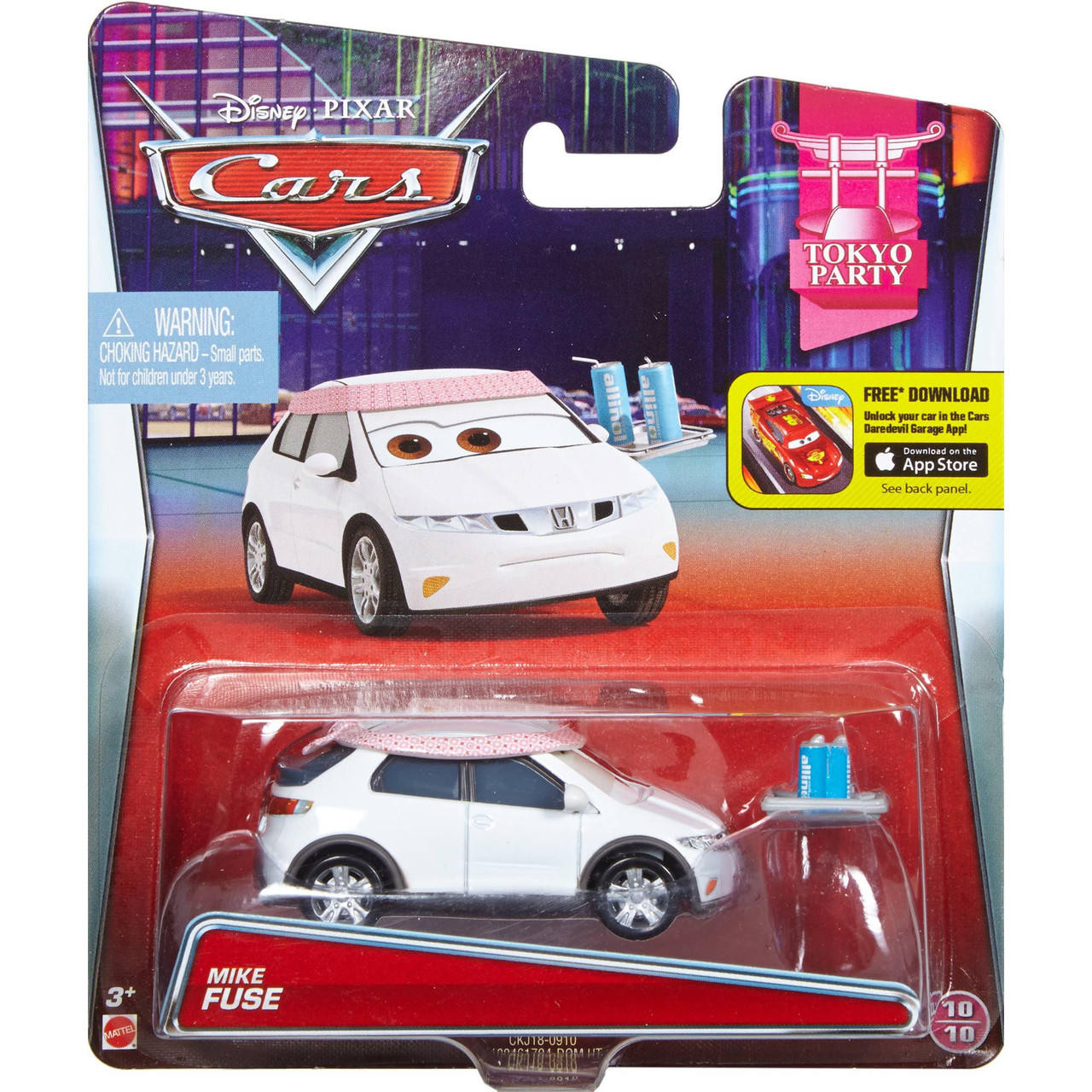 Mike Fuse Lab Disney Pixar CARS Tokyo Party Mike Fuse Diecast Vehicle - We-R-Toys