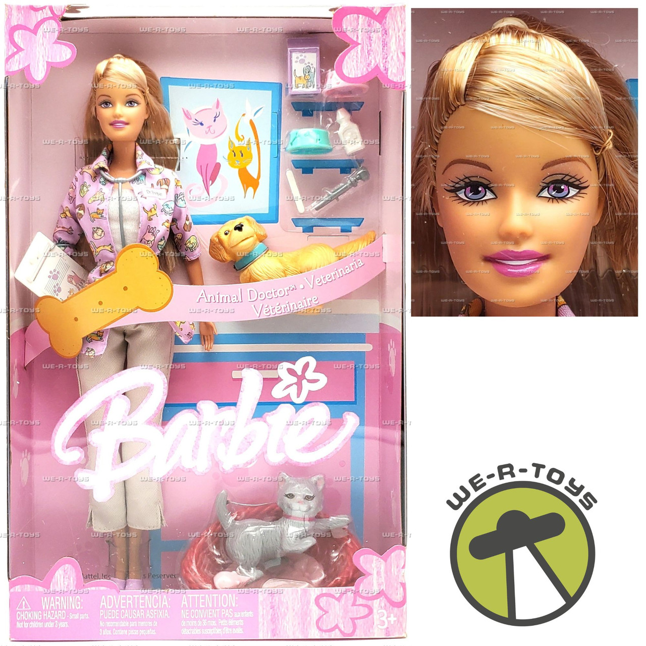 Barbie Pet Doctor Doll Accessories Mattel 2005 #J0471 We-R-Toys