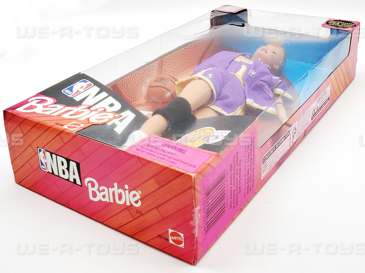 NBA Barbie Doll Los Angeles Lakers Mattel 1998 #20704 NEW