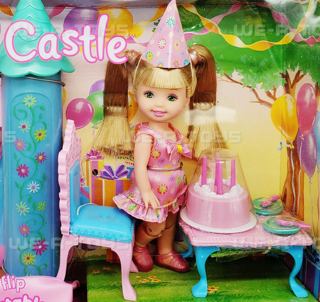 Kelly Sister of Barbie Jumpin' Fun Castle Doll & Play Set Mattel 2002  #56972 NEW