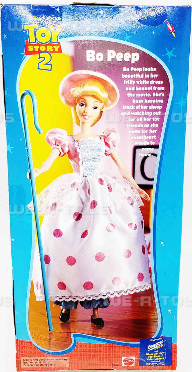 Disney Pixar Toy Story 2 Bo Peep Doll Mattel 1999 #25660 NEW - We