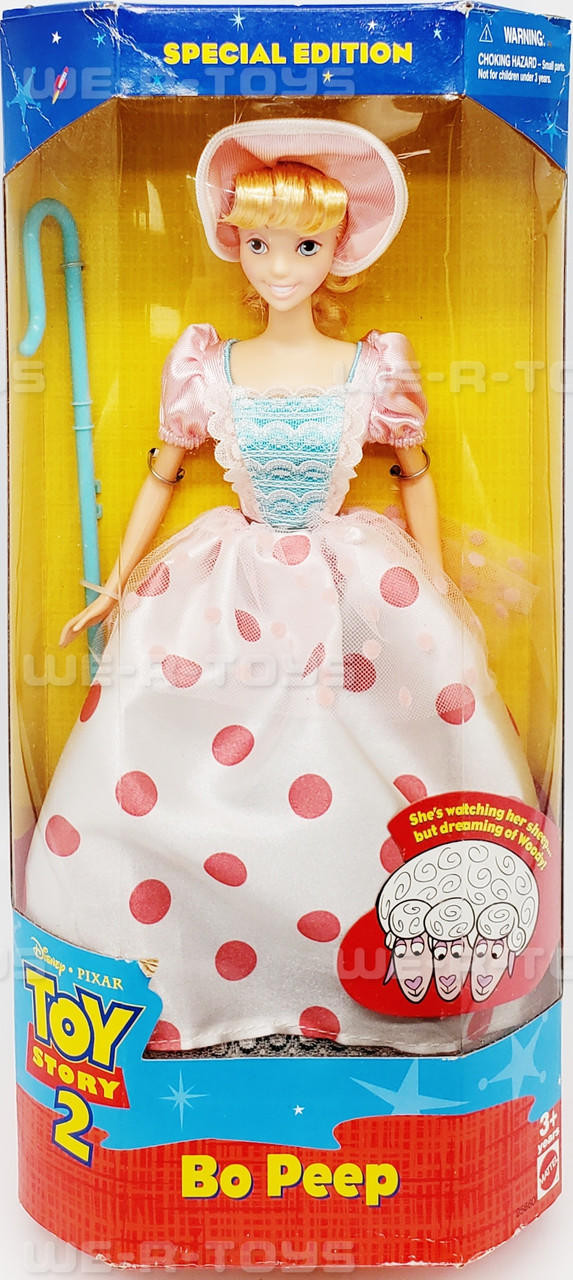 Disney Pixar Toy Story 2 Bo Peep Doll Mattel 1999 #25660 NEW