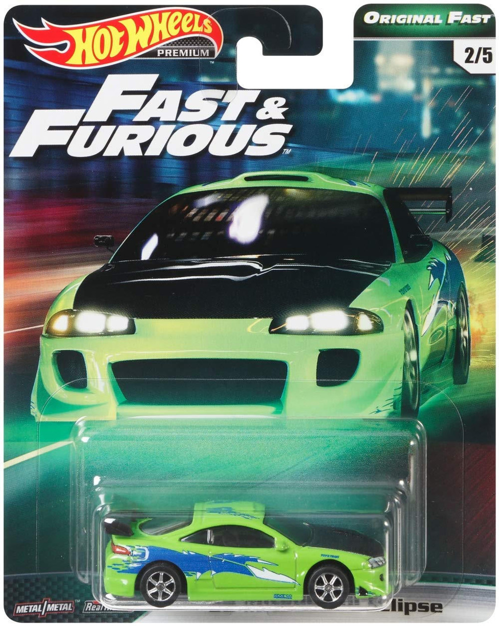 HotWheels 95 Mitsubishi Eclipse ワイスピ 2017 Hot Wheels Fast and Furious 95 MITSUBISHI ECLIPSE