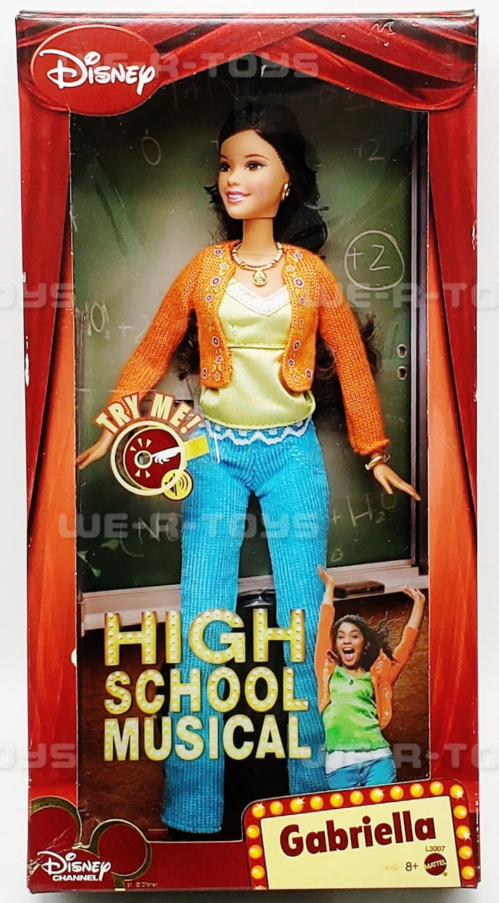 Disney Channel High School Musical Gabriella Doll Mattel 2007 