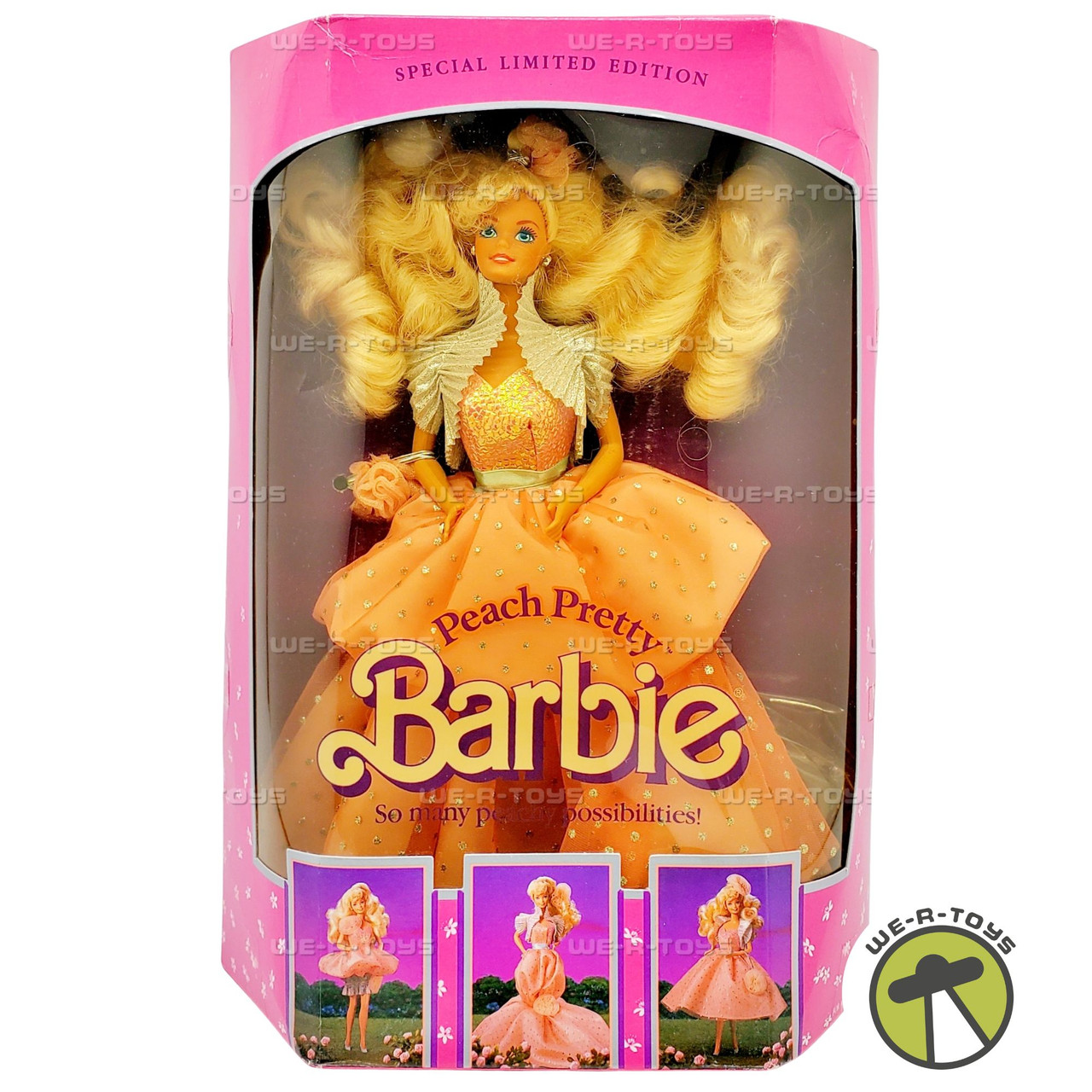 Peach Pretty Special Limited Edition Barbie Doll 1989 Mattel #4870