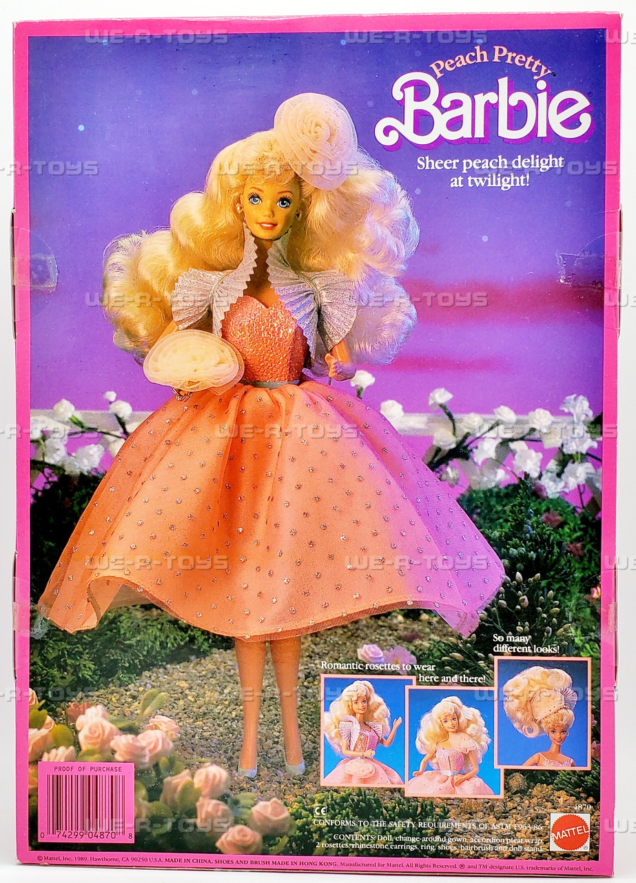 Peach Pretty Special Limited Edition Barbie Doll 1989 Mattel #4870