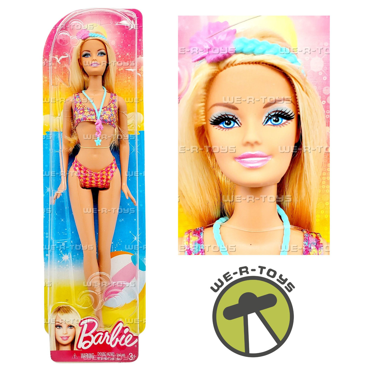 Summer Beach Barbie Doll 2012 Mattel X9598 NEW We-R-Toys