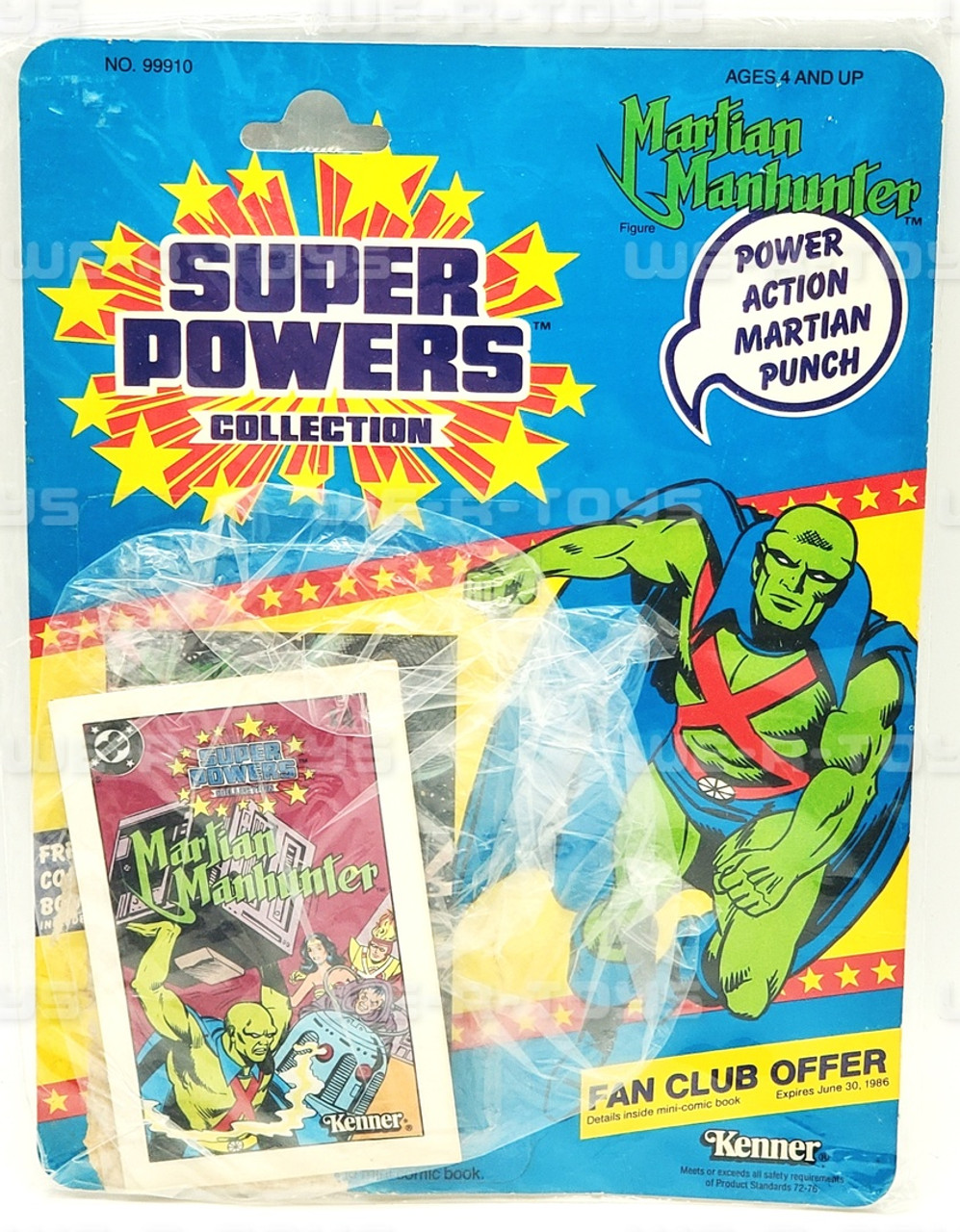 DC Comics Super Powers Collection Martian Manhunter Figure Kenner 1984 No.  99910