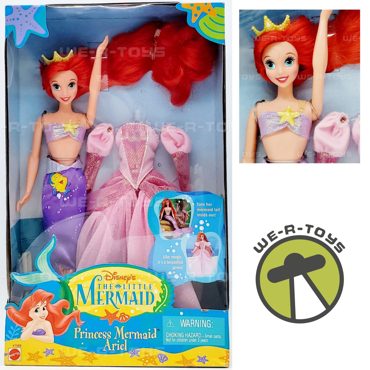 Disney's The Little Mermaid Princess Mermaid Ariel Doll 1997