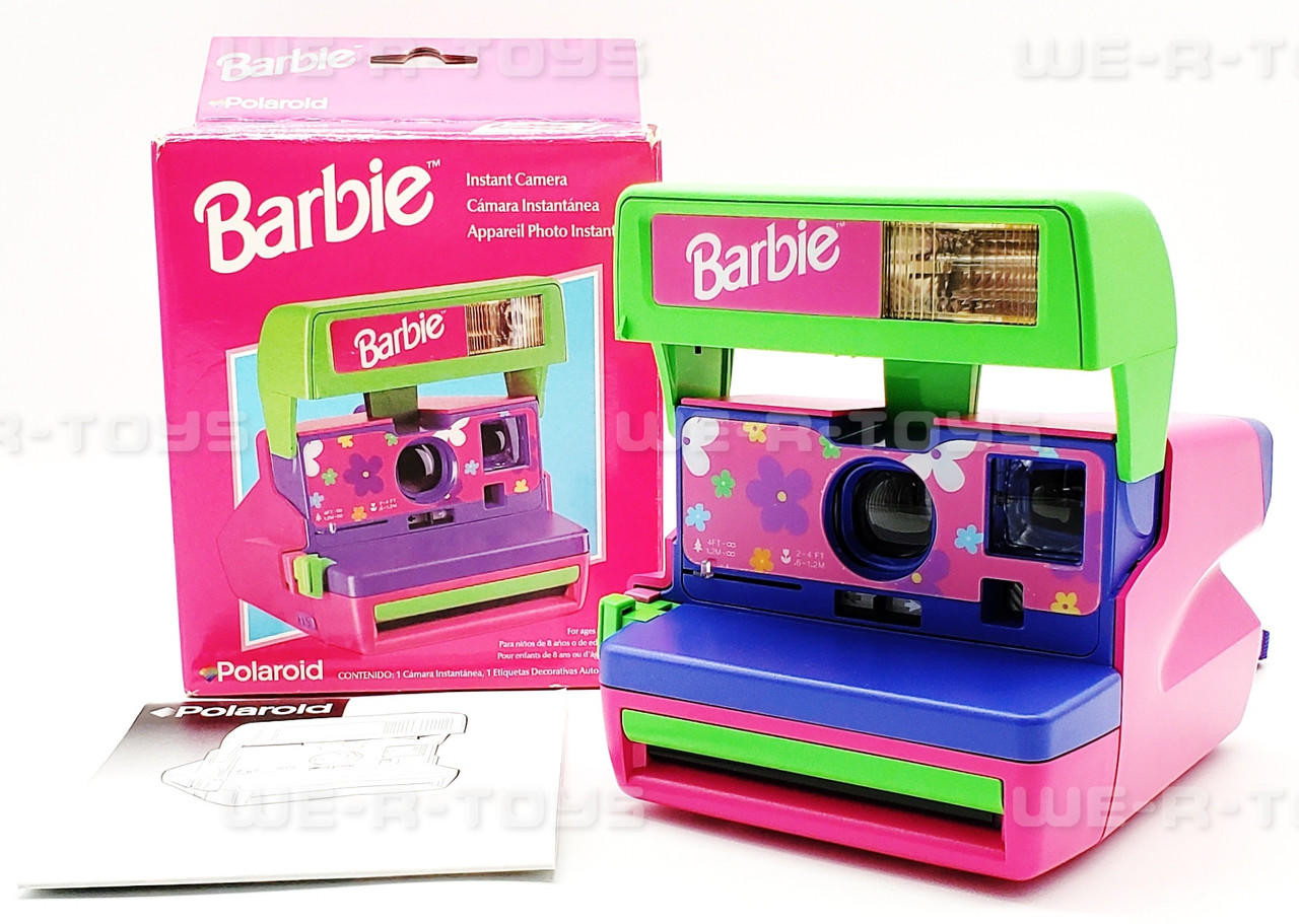 Barbie Instant Polaroid Camera 1999 Pink Green Purple NEW - We-R-Toys