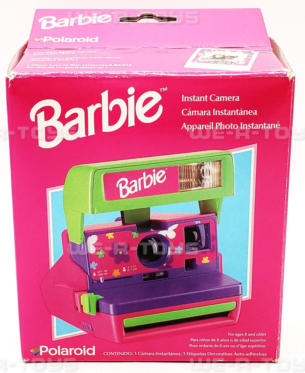 Barbie Instant Polaroid Camera 1999 Pink Green Purple NEW - We-R-Toys