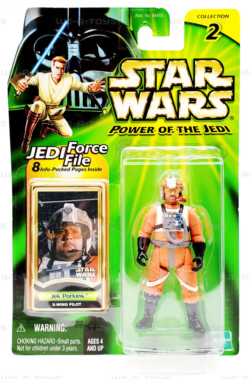 Star Wars Power of the Jedi Jek Porkins X-Wing Pilot Action Figure 2000 ...