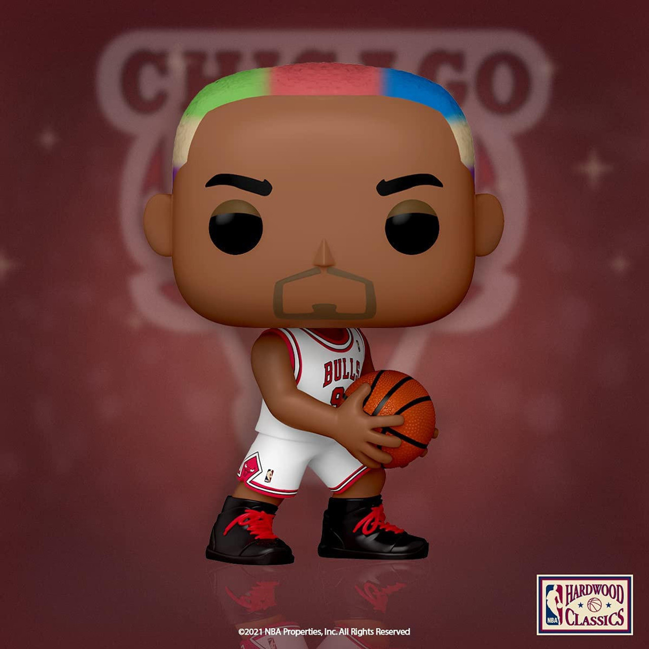 Funko Pop! Basketball #103 Chicago Bulls Dennis Rodman Home Jersey Vinyl  Figure - We-R-Toys