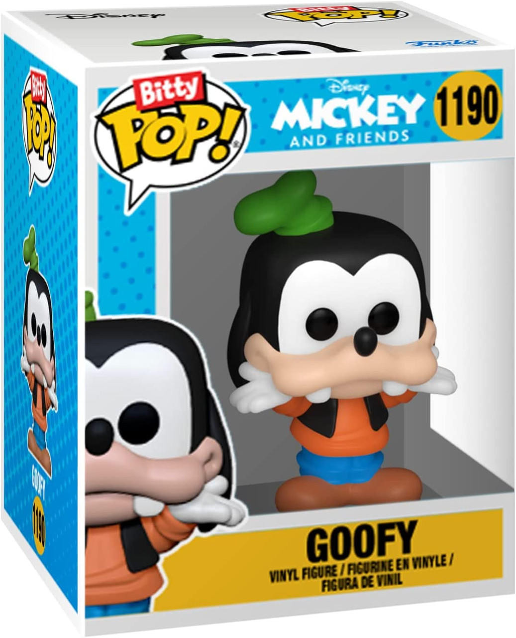 Funko Bitty Pop! Disney 4 Pack Goofy Chip Minnie Mouse and Mystery Vinyl  Figure
