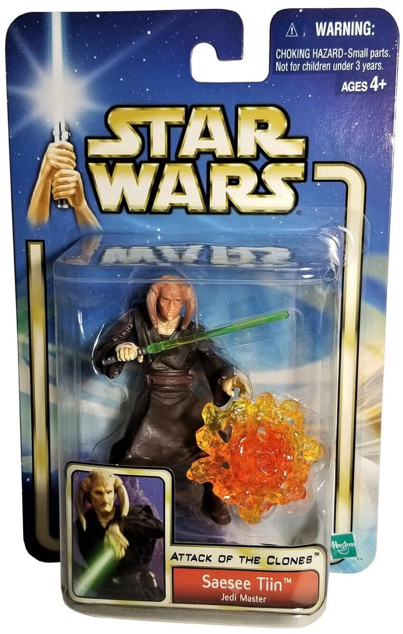 Star Wars Episode II Attack of the Clones Saesee Tiin Action Figure 2002  Hasbro