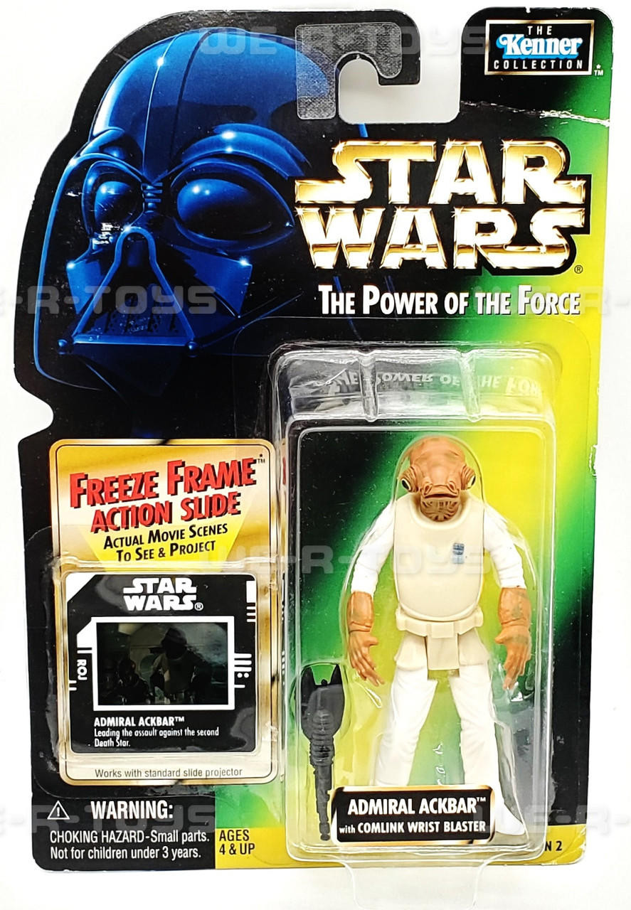 Star Wars Power of The Force Freeze Frame Admiral Ackbar Figure