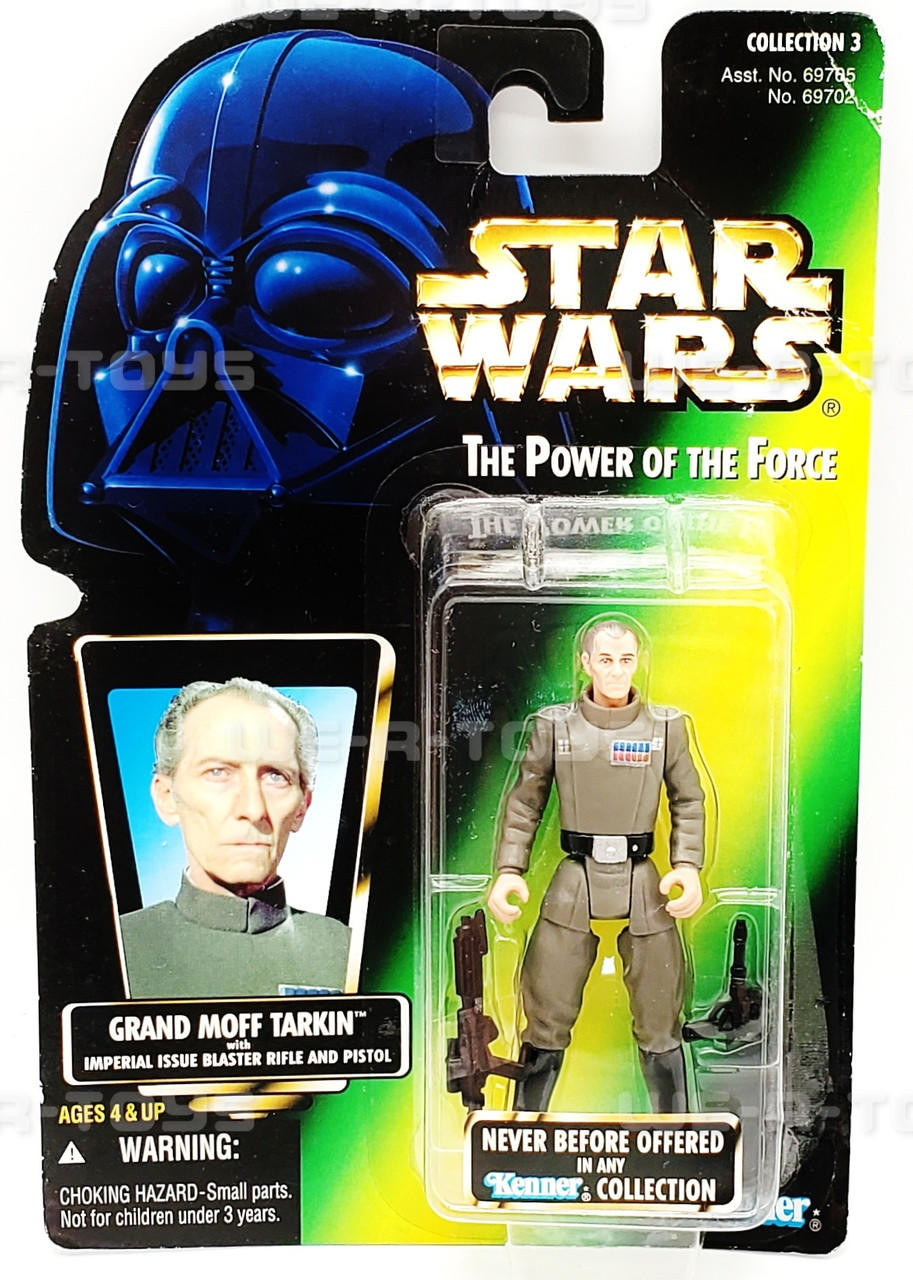 Star Wars Power of the Force Green Card Grand Moff Tarkin Figure