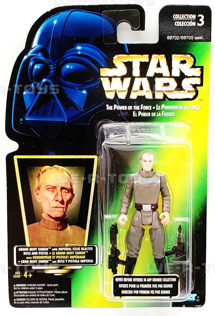 Star Wars Power of the Force Grand Moff Tarkin Figure Multilingual Holo  1996 NEW