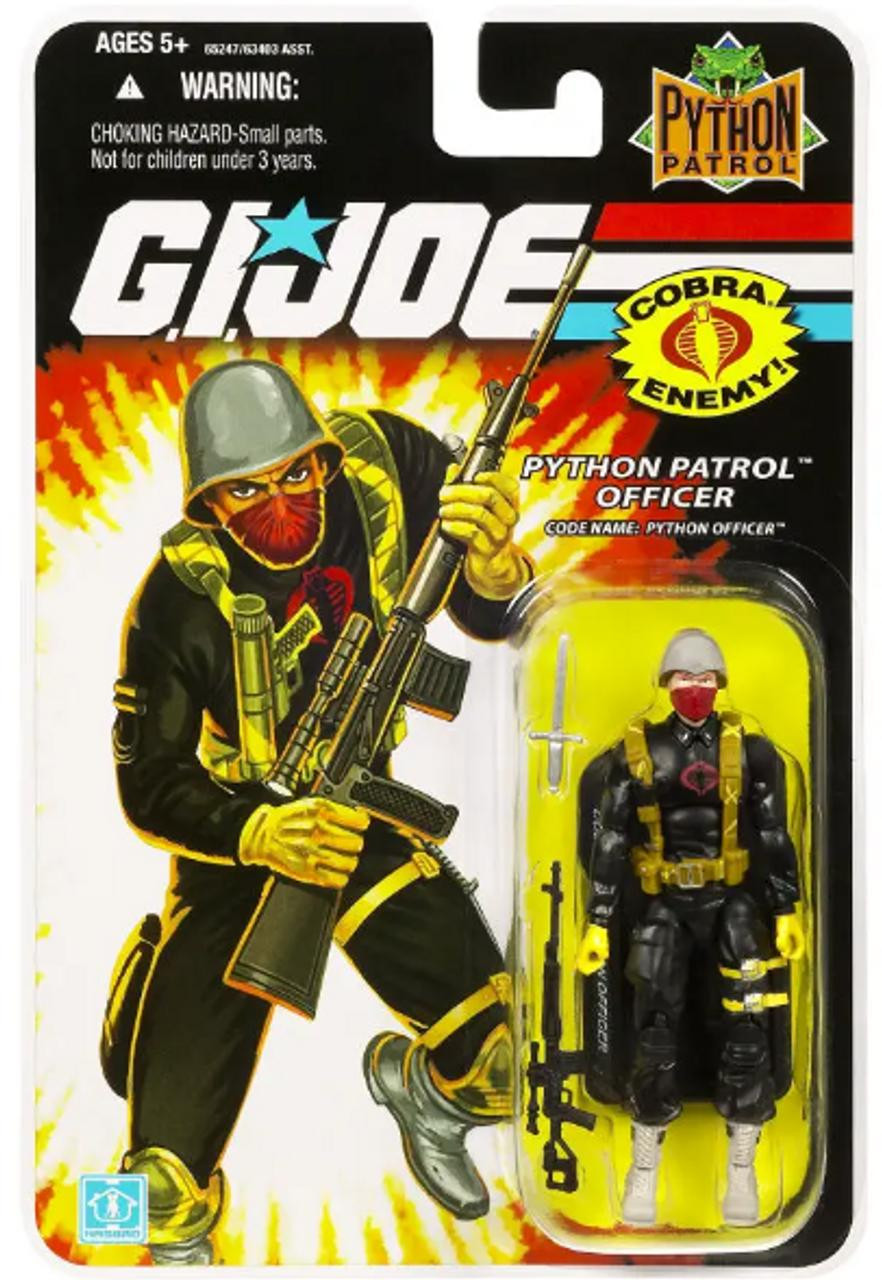 G.I. Joe 25th Anniversary Cobra Python Patrol Officer 3.75