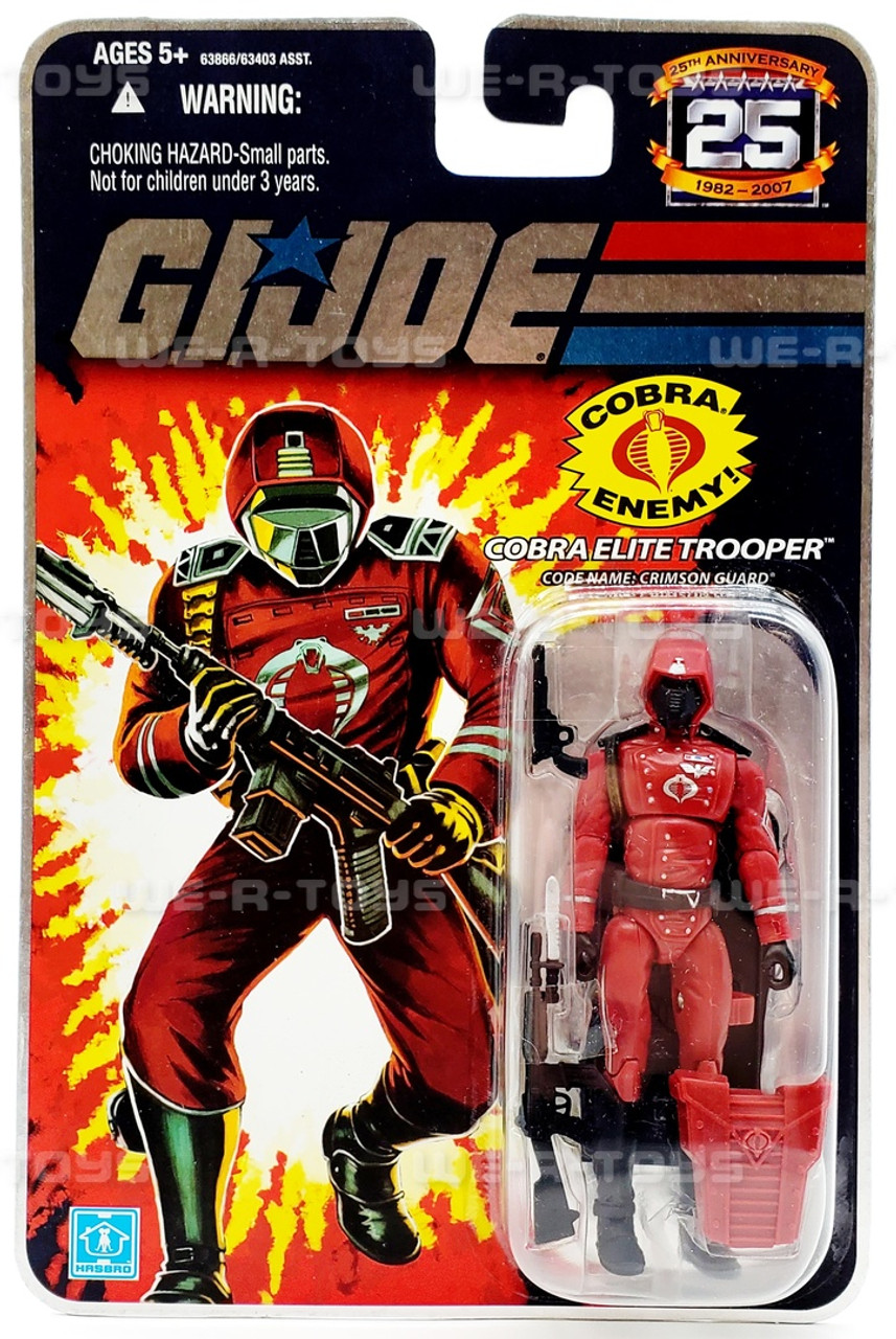 G.I. Joe 25th Anniversary Cobra Crimson Guard Trooper 3.75