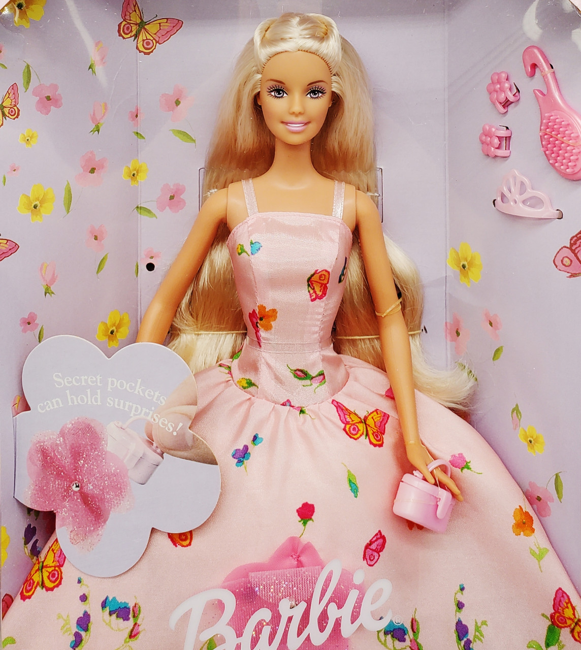 Barbie Flower Surprise Doll Mattel 2002 #B2820 NEW