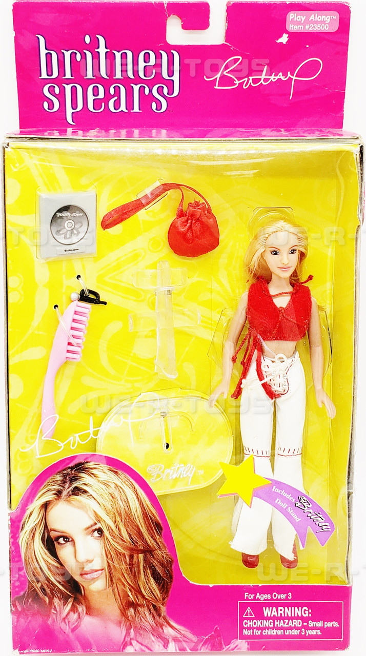 Britney Spears Action Figure Play Along 2001 #23500 NEW - We