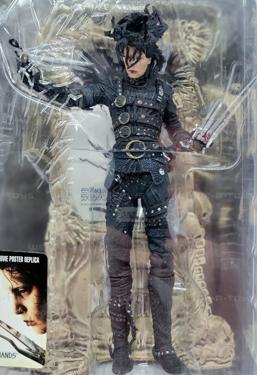 Edward Scissorhands Action Figure & Movie Poster 2000 McFarlane