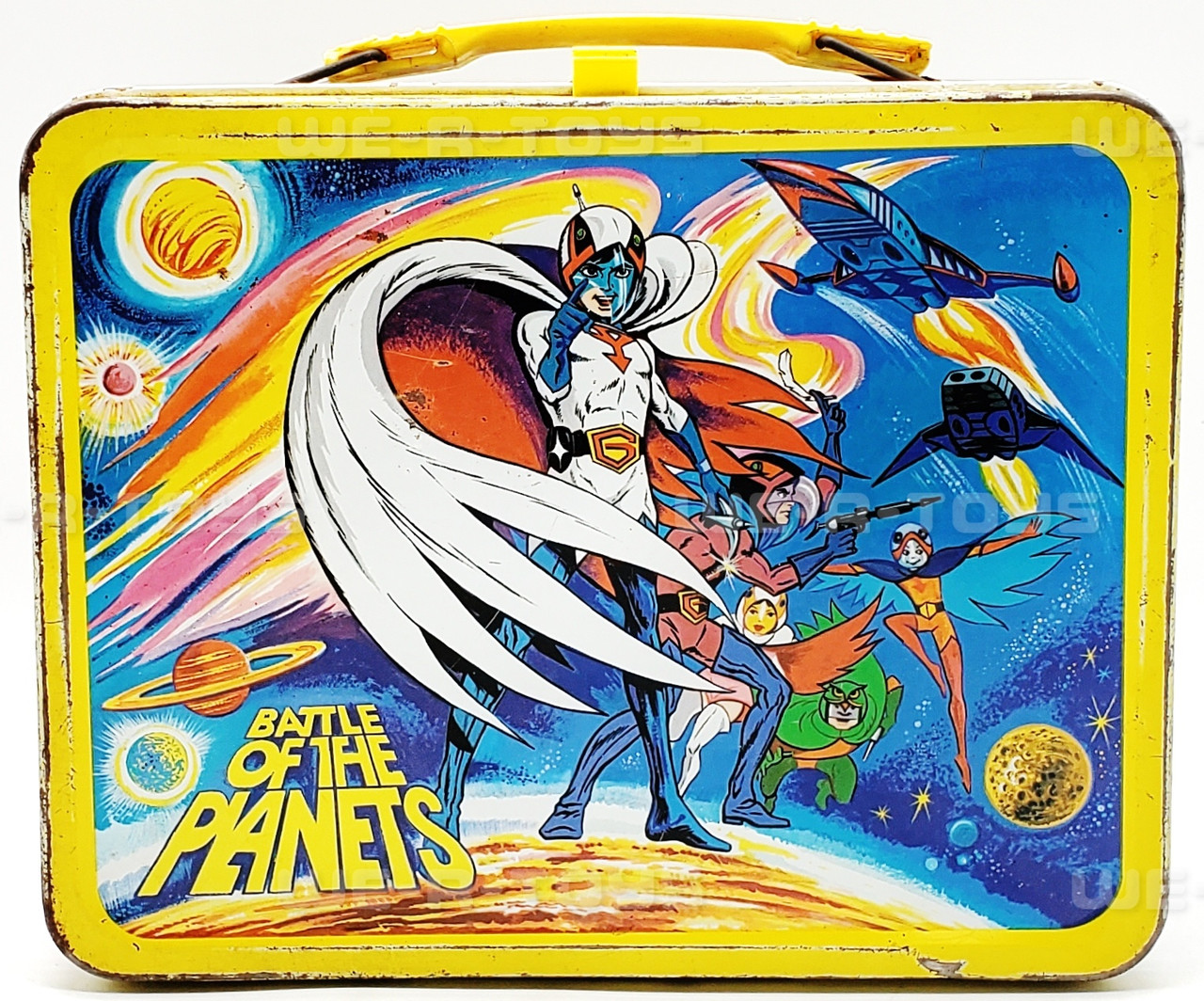 G-Force Battle of the Planets Metal Lunch Box Thermos Brand 1979
