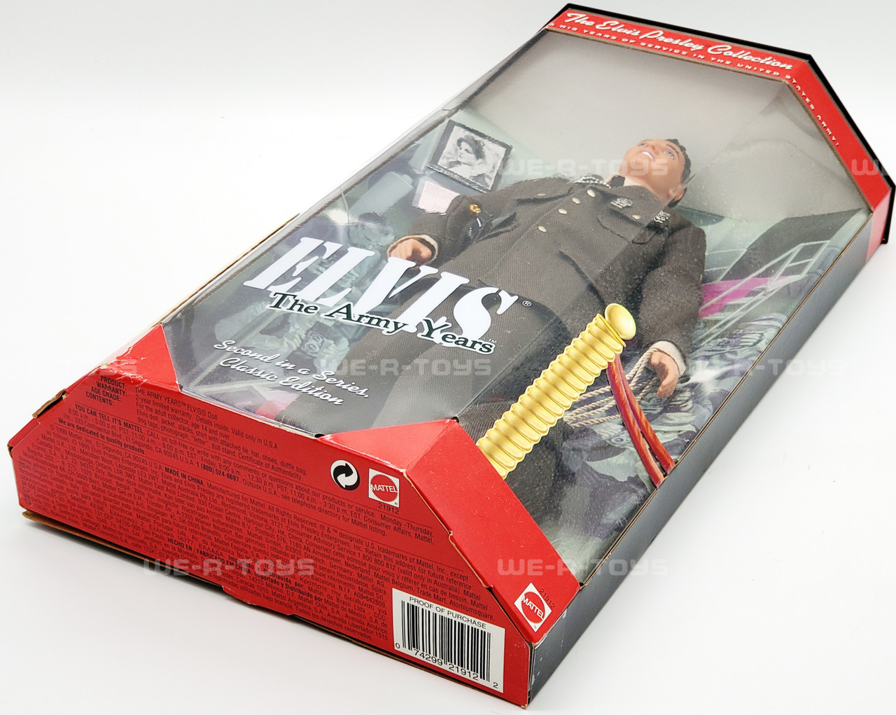 The Elvis Presley Collection The Army Years Doll 1999 Mattel 21912