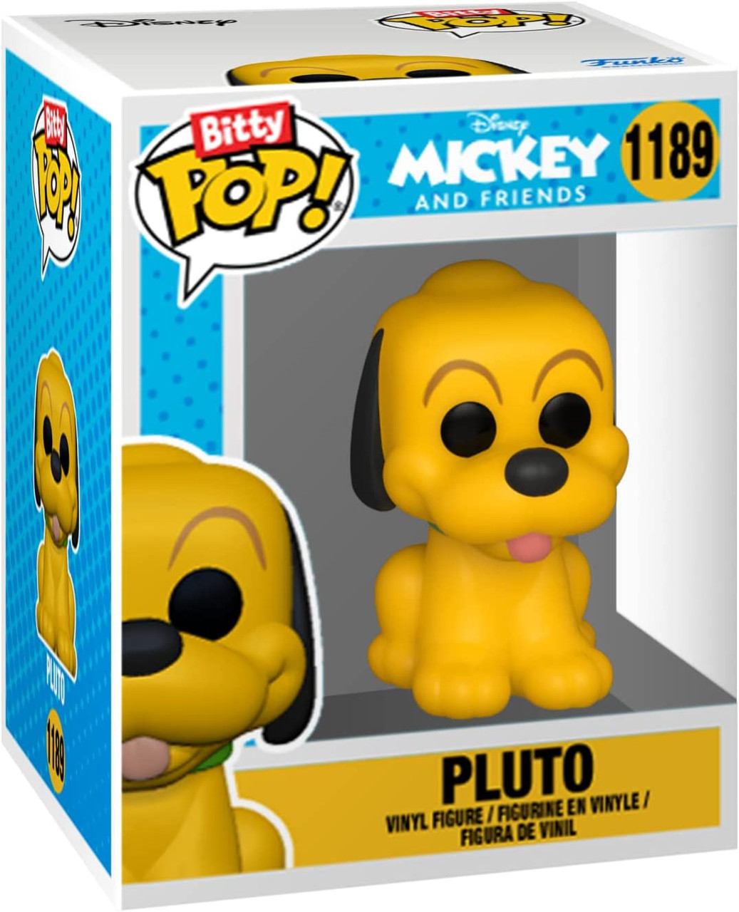Funko Bitty Pop! Disney 4 Pack Mickey Minnie Pluto and Mystery Bitty Pop  Figures